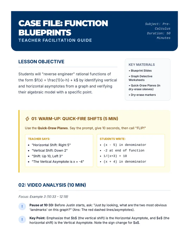 Case File Teacher Guide