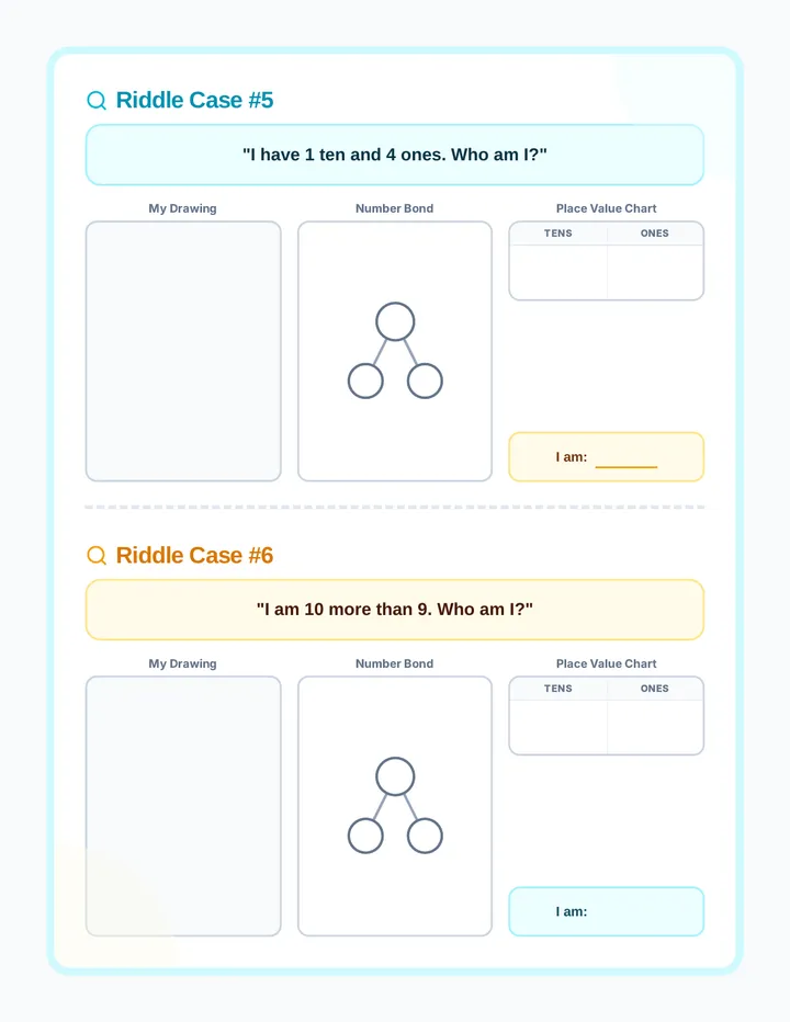 Riddle Sheet Three