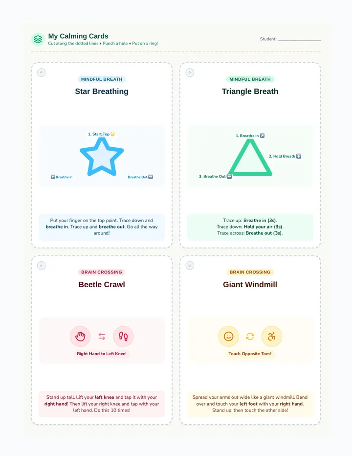 Calm Deck Cards page 1