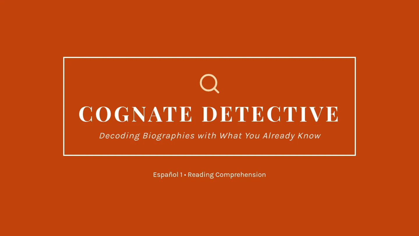 Cognate Detective Slides
