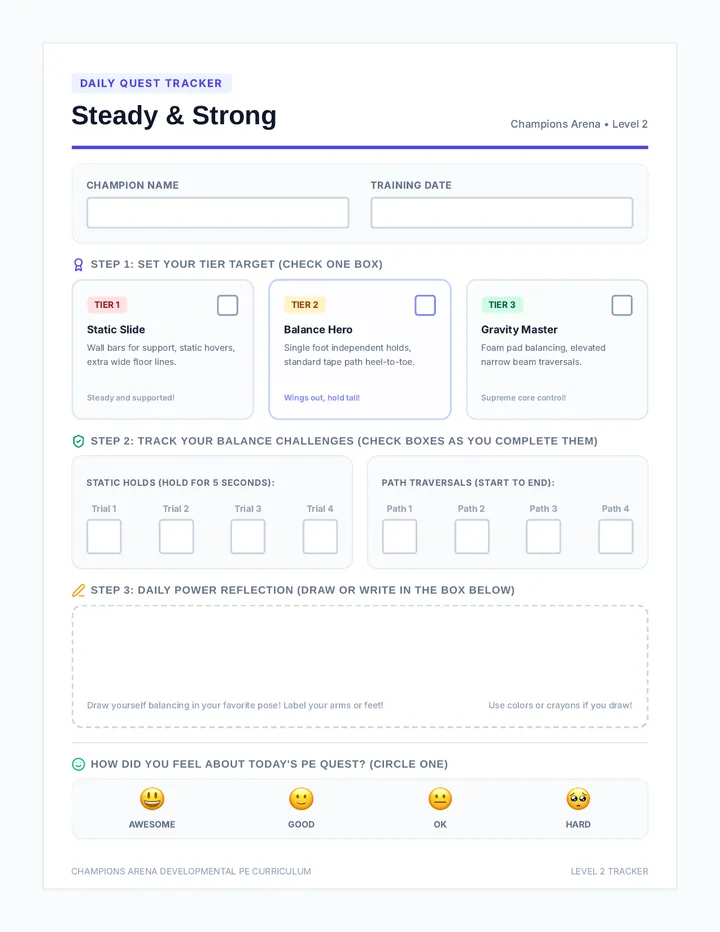 Steady and Strong Student Tracker
