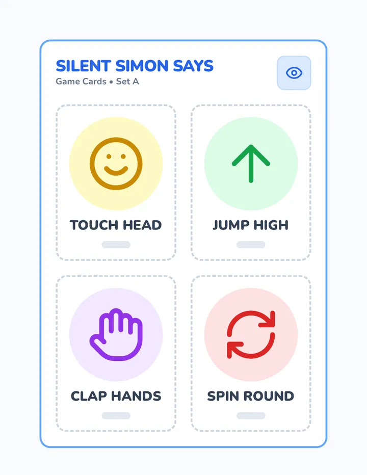 Silent Simon Cards