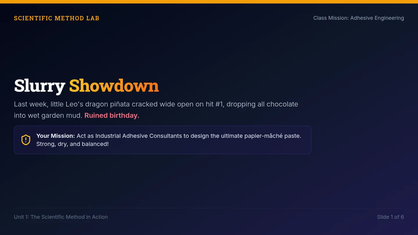 Slurry Showdown Slides
