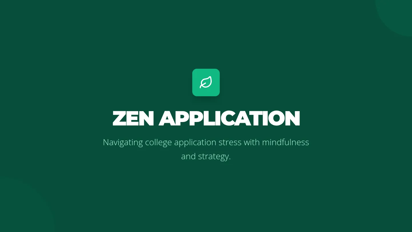 Zen Application Slides