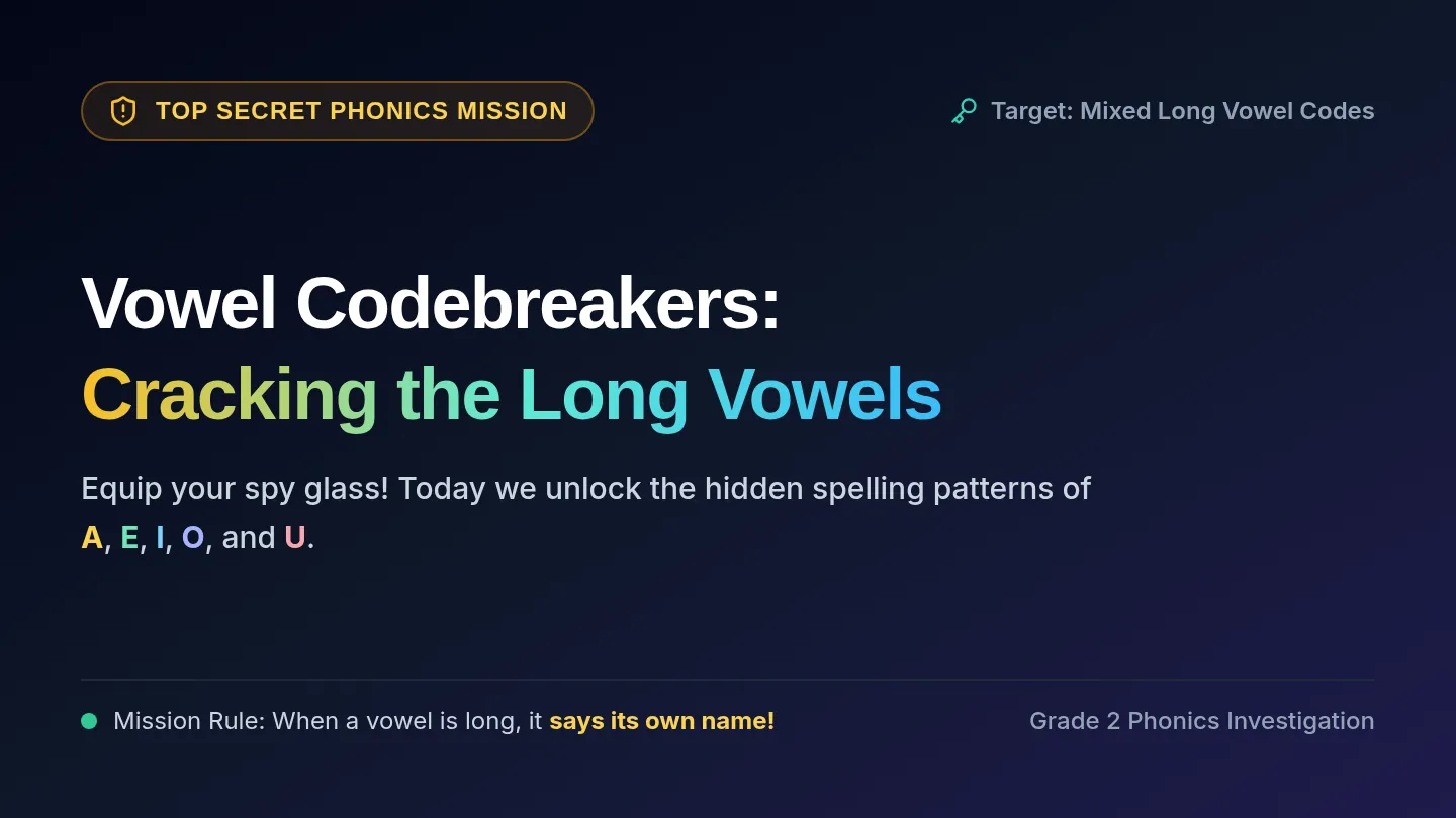 Vowel Codebreakers Slides