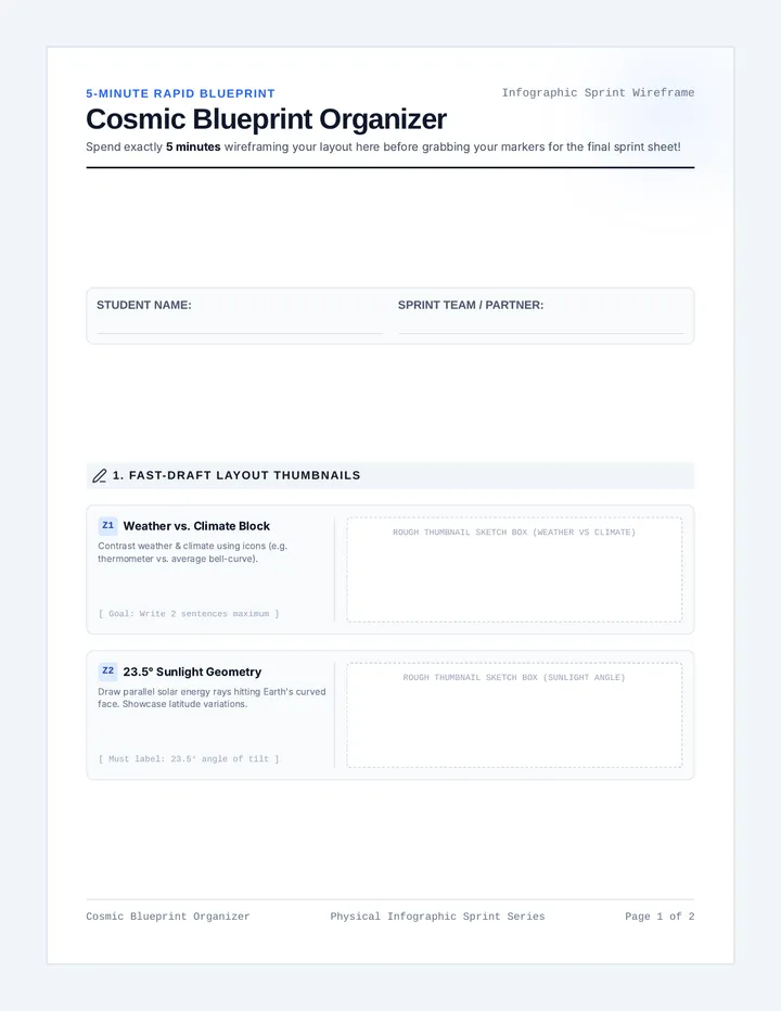 Cosmic Blueprint Layout Organizer