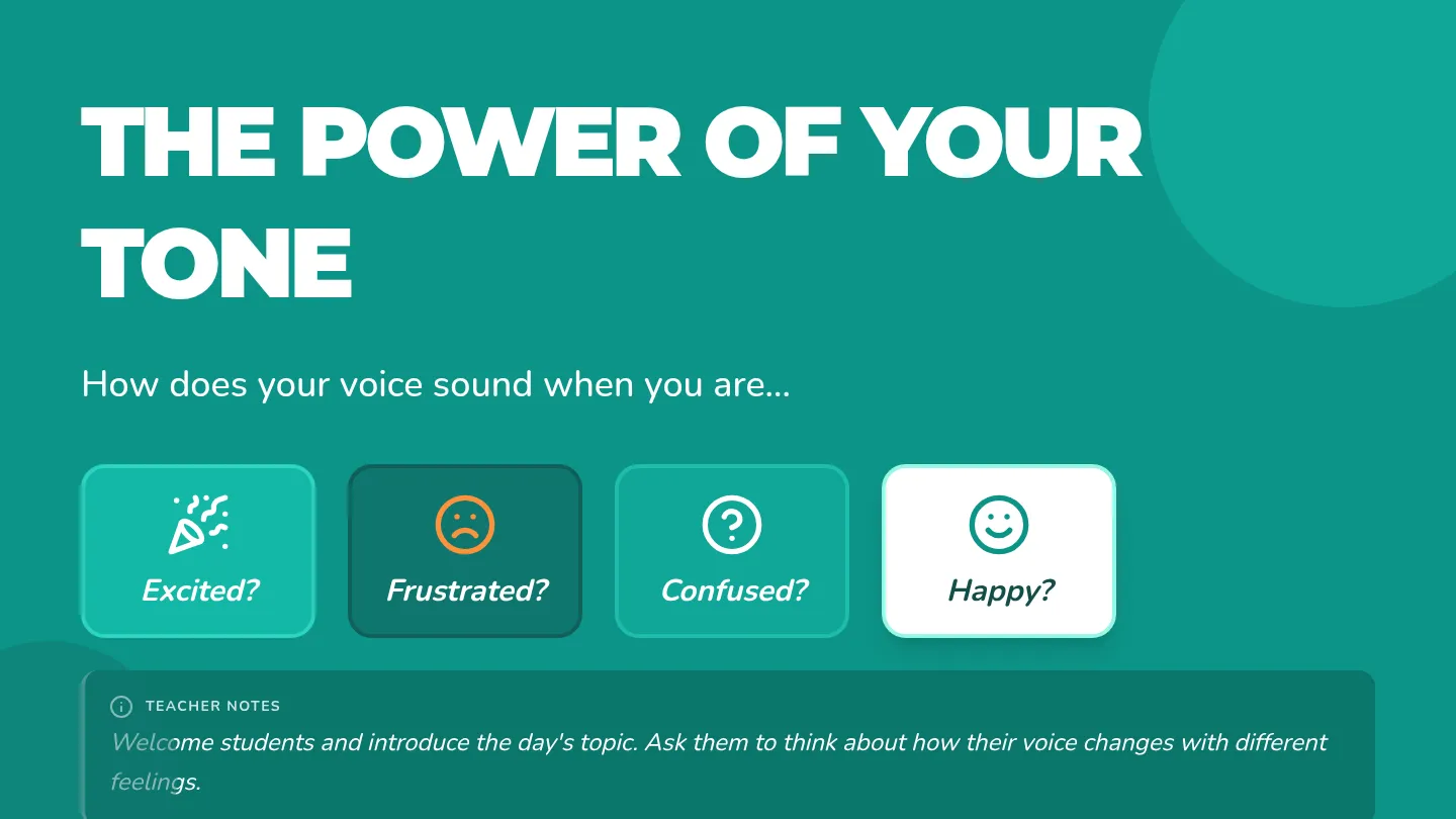 Power of Your Tone Slides