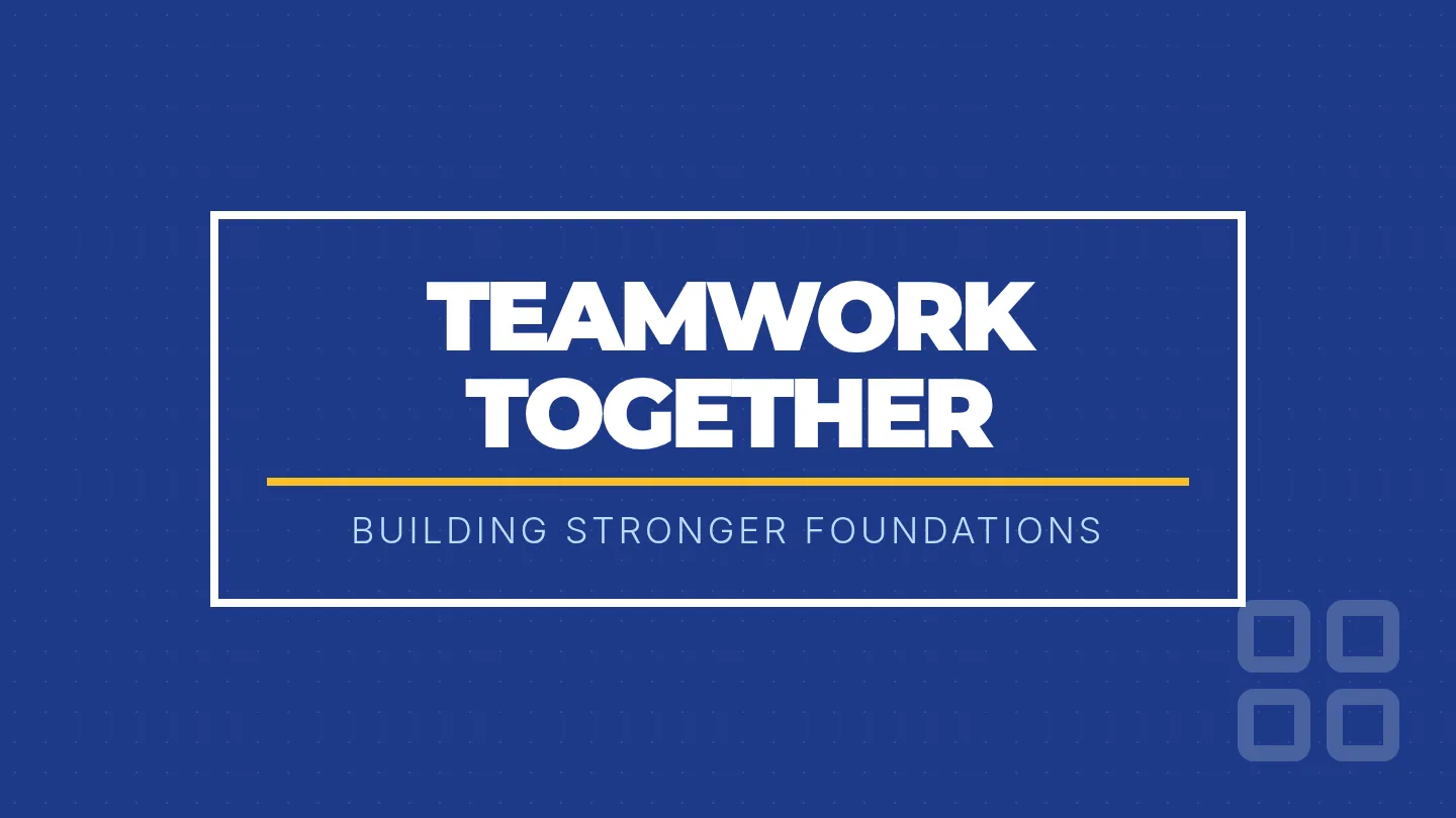Teamwork Blueprint Slides
