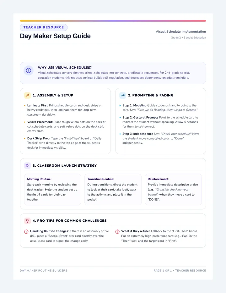 Day Maker Teacher Guide