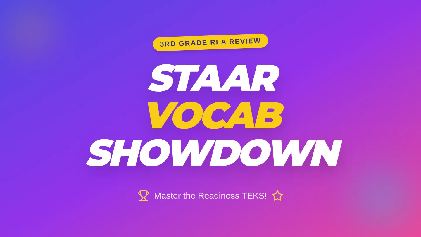 STAAR Vocab Showdown Slides
