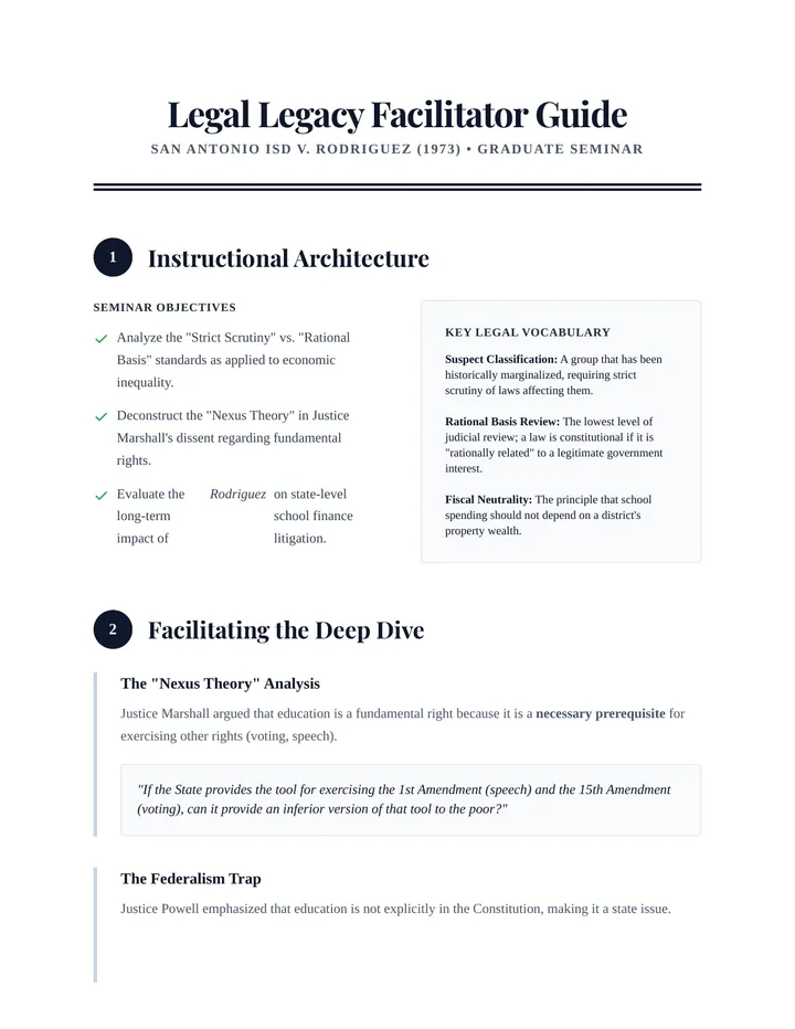 Legal Legacy Facilitator Guide
