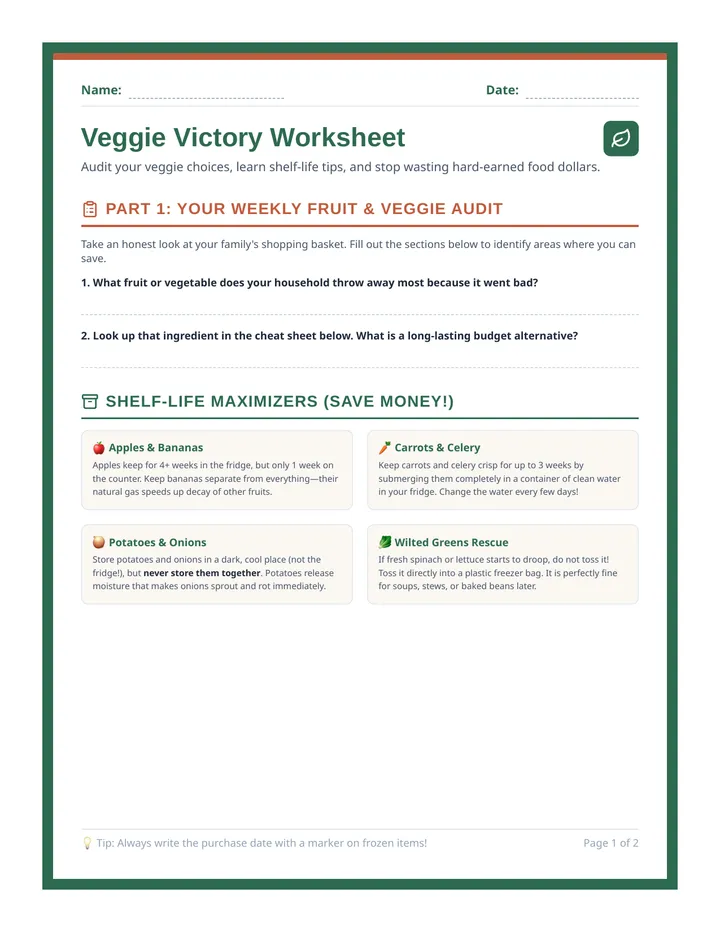 Veggie Victory Handout