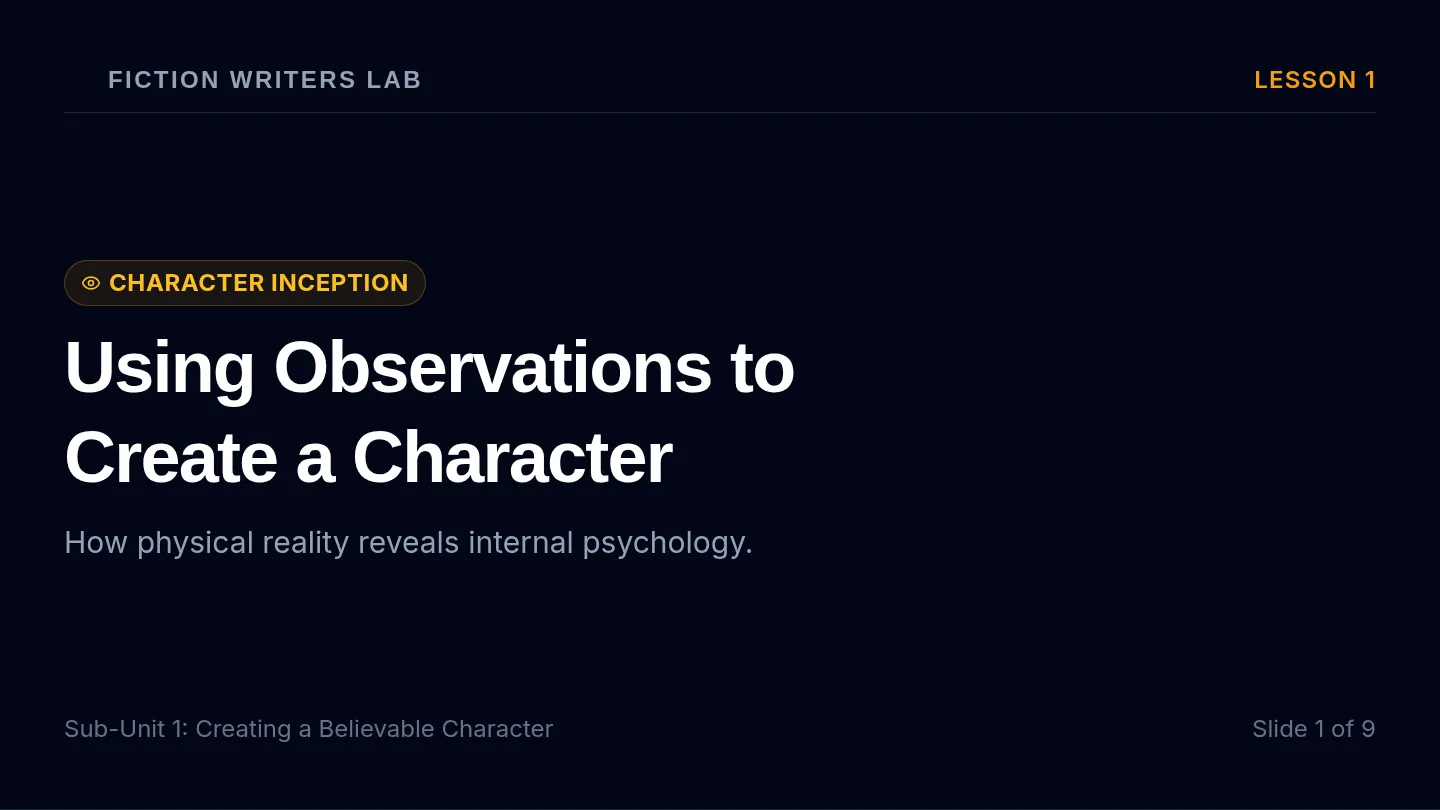 Character Inception Slides