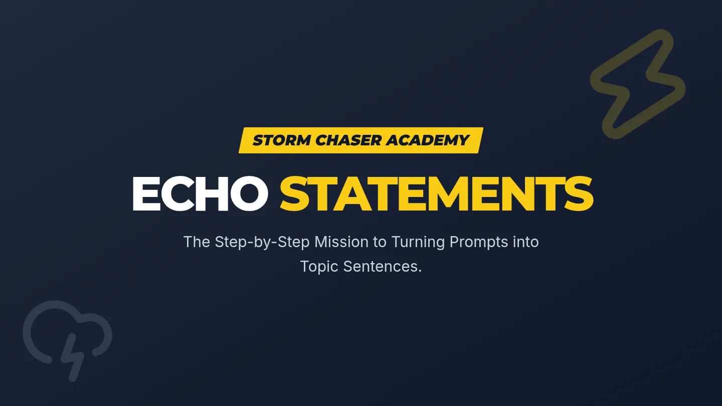 Storm Statements Slides