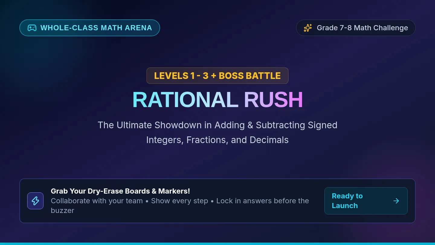 Rational Rush Game Slides