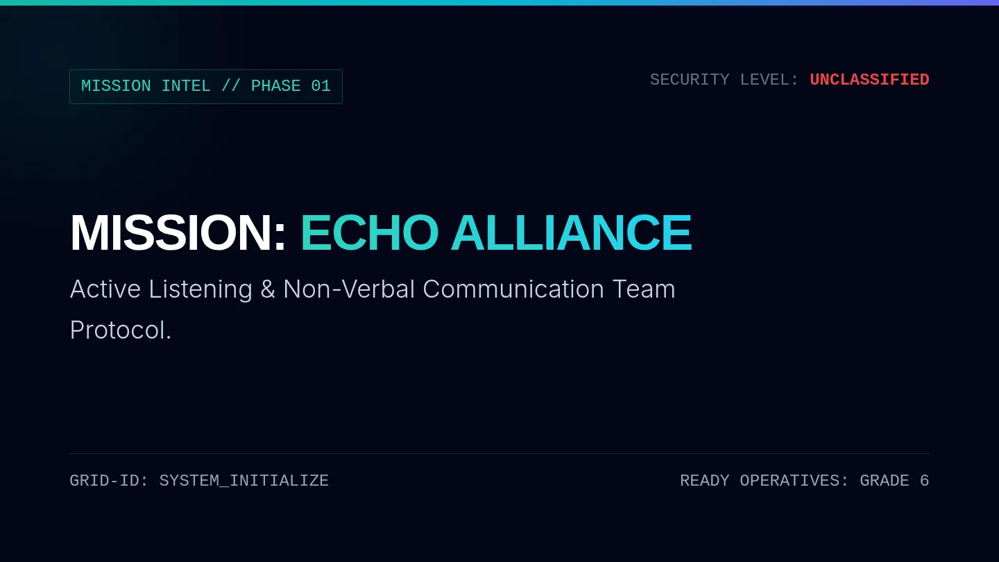 Echo Alliance Presentation Slides