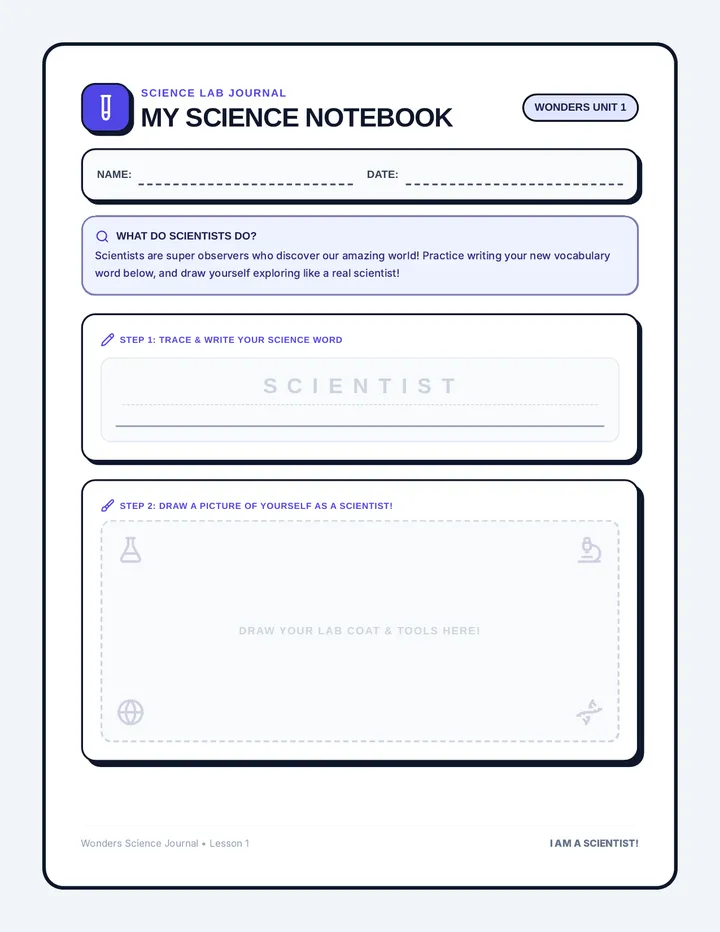 Science Notebook Activity