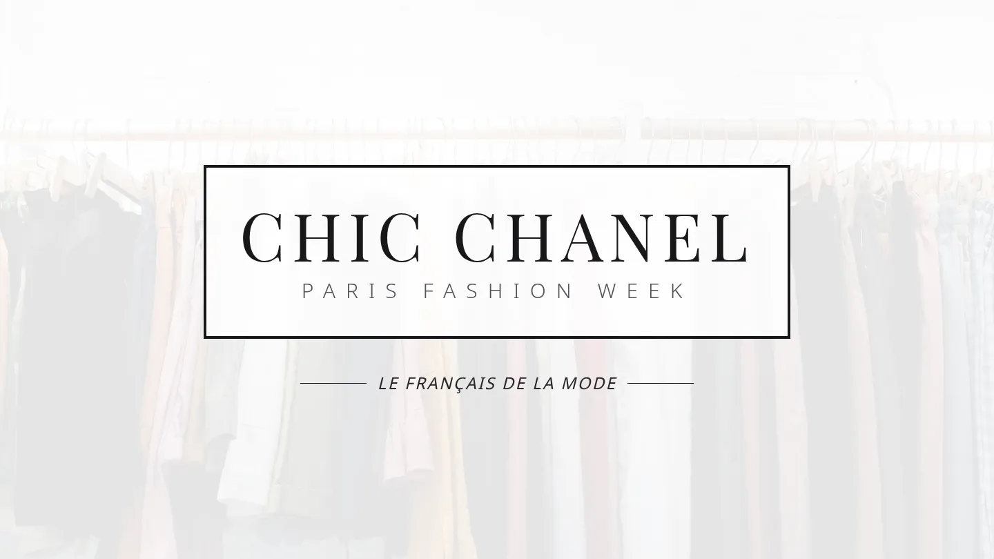 Chic Chanel Slides