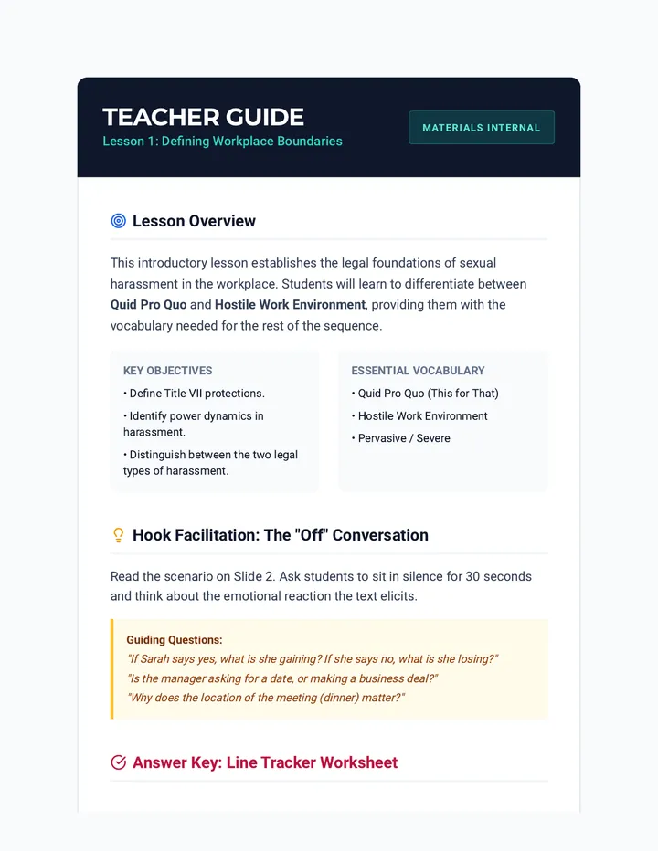 Boundaries Teacher Guide