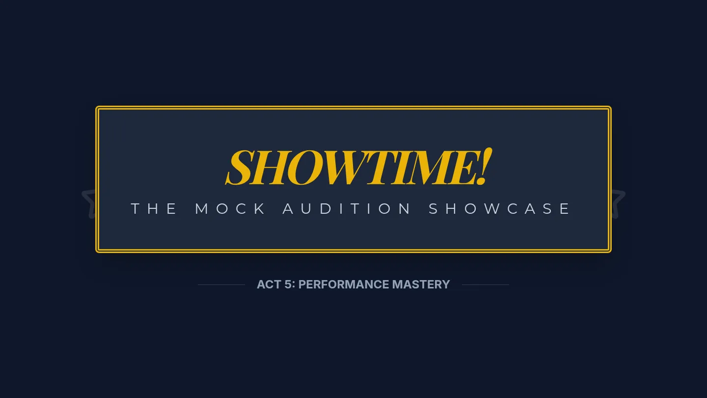 Audition Day Slides