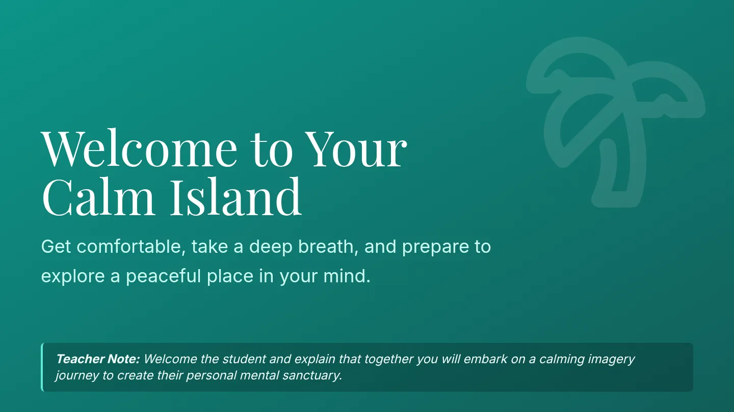 Calm Island Imagery Slides