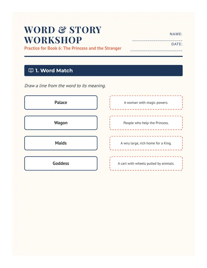 Shore Side Workshop Worksheet