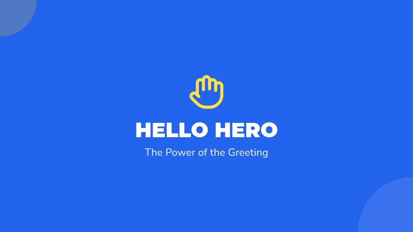 Hello Hero Slides