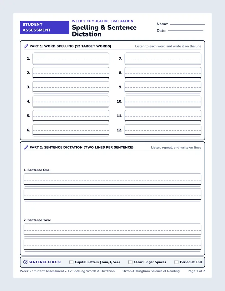 Week 2 Student Assessment