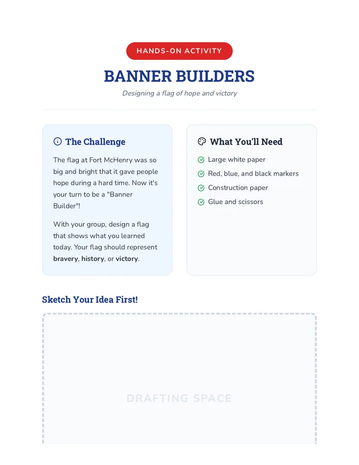 Banner Builders Activity Guide