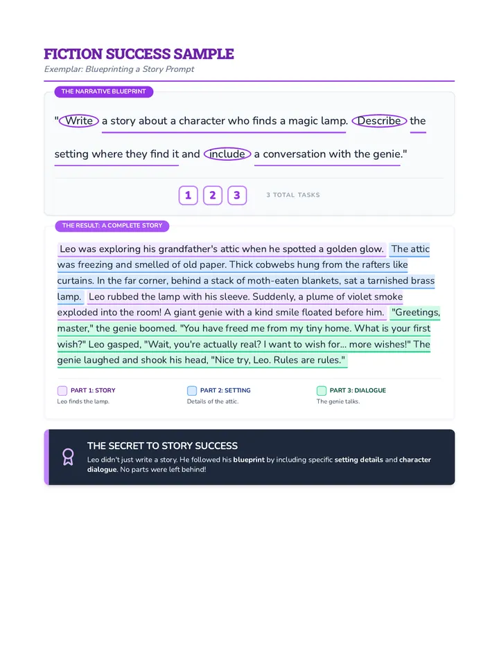 Fiction Success Exemplar