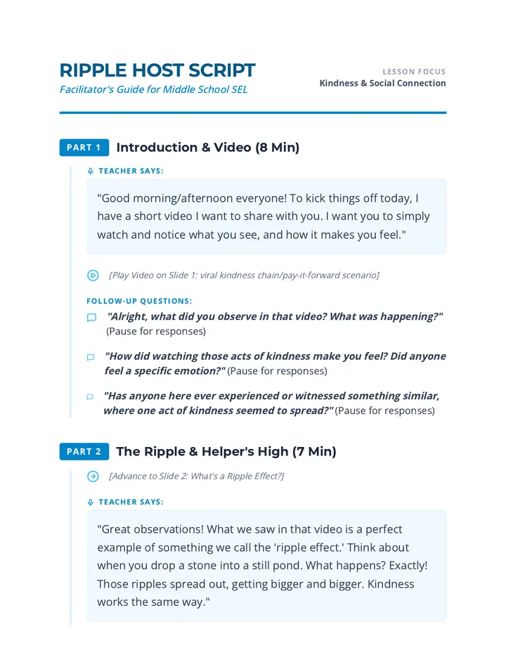 Ripple Host Script