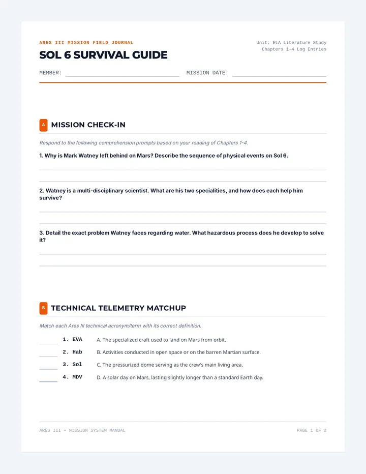 Week 1 Reading Worksheet