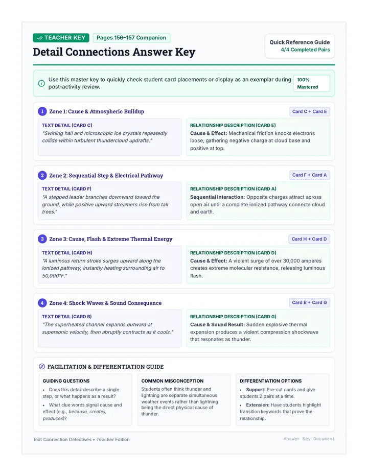 Detail Connections Answer Key