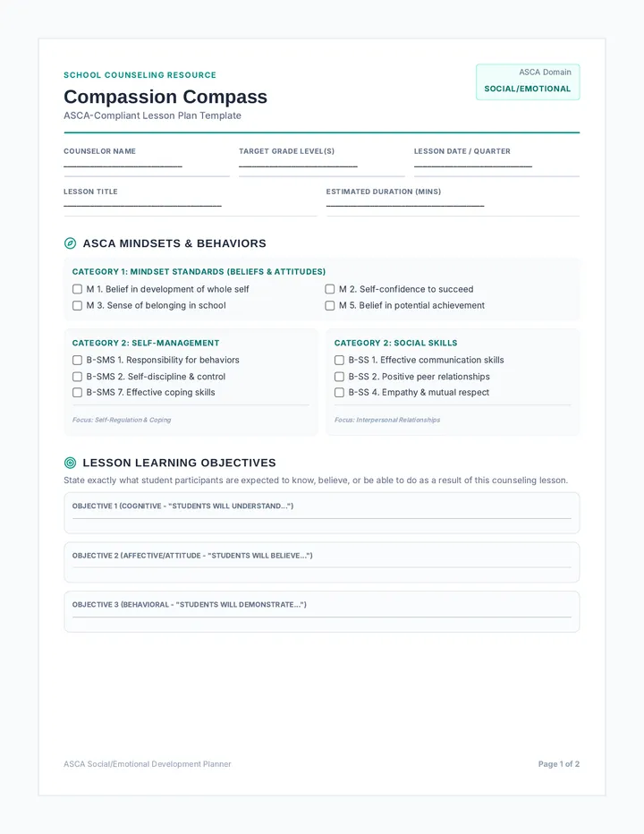 Compassion Compass Planner