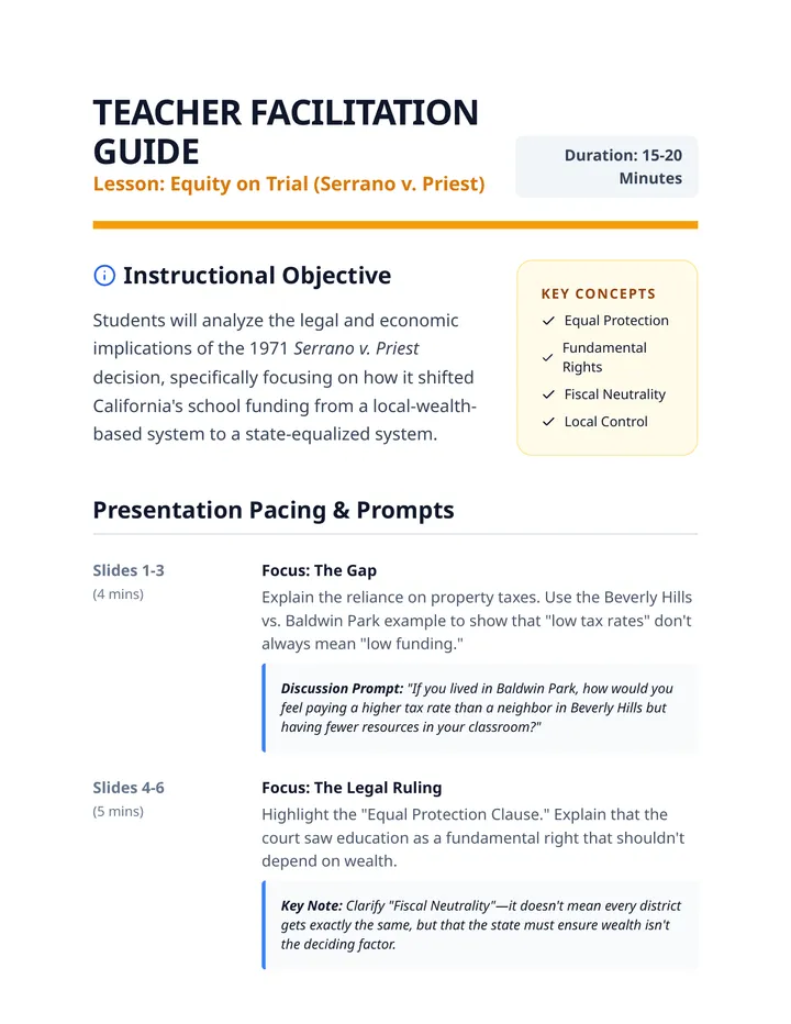 Serrano Case Teacher Guide