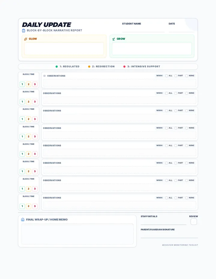 Daily Update Tracker v3
