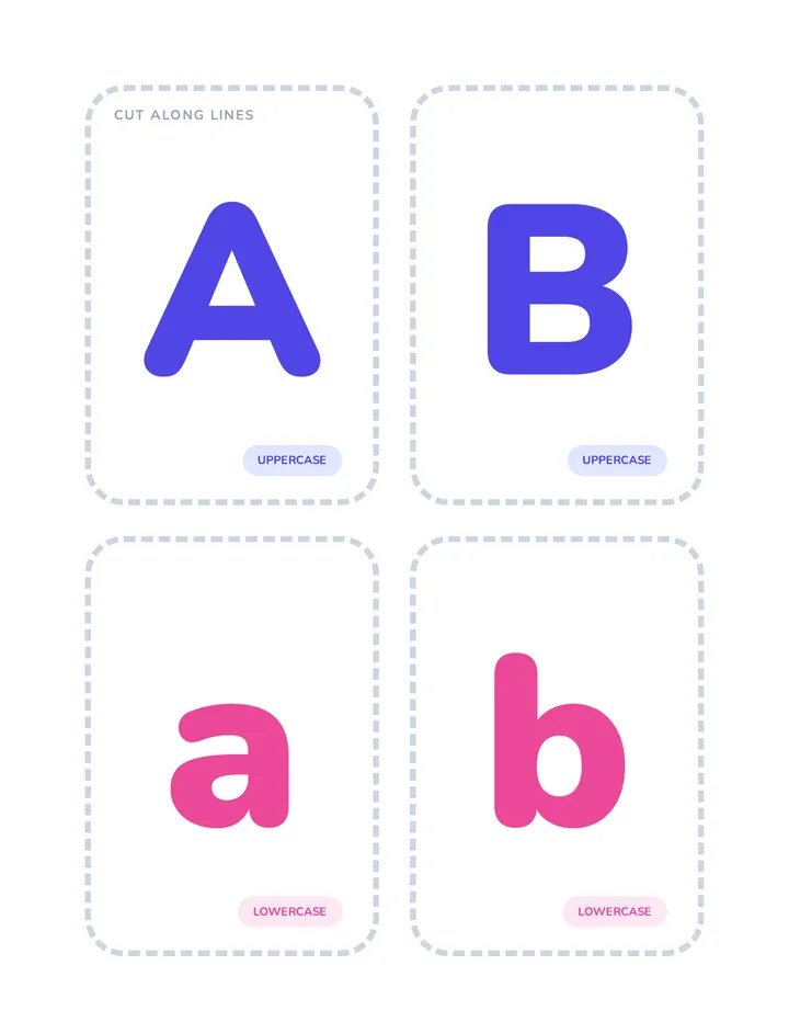 Big and Little Flashcards