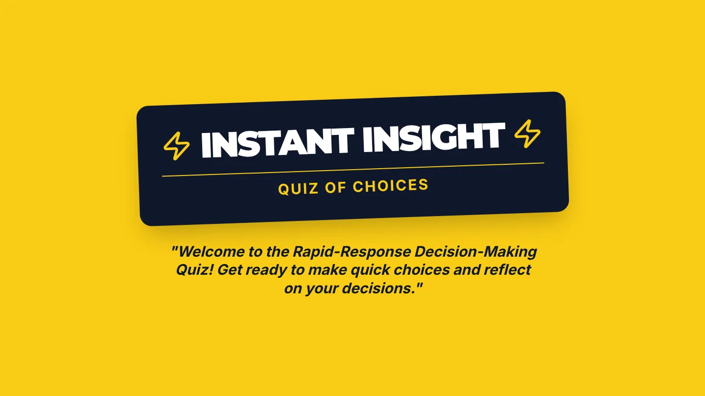 Quiz of Choices Slides