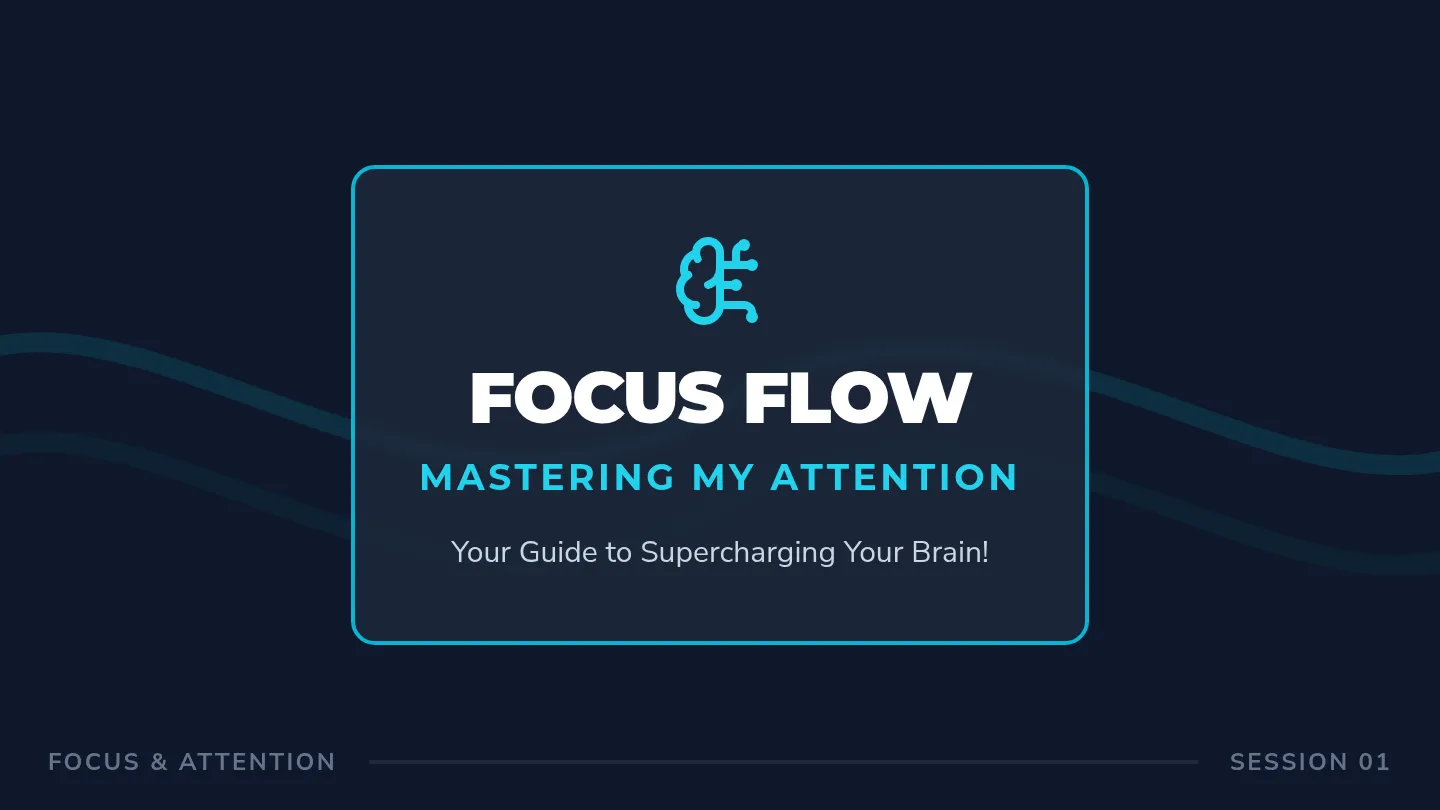 Focus Flow Mastering Attention • Lesson • Lenny.com
