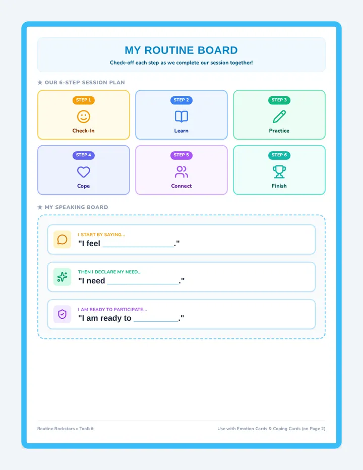 Routine Rockstars Visual Toolkit