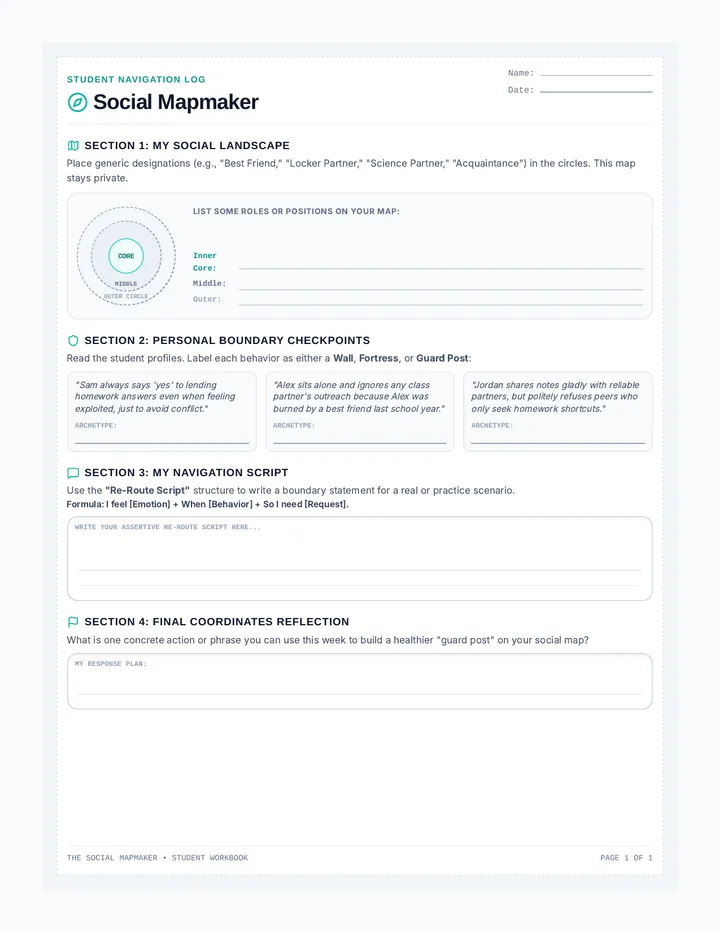 Social Mapmaker Workbook