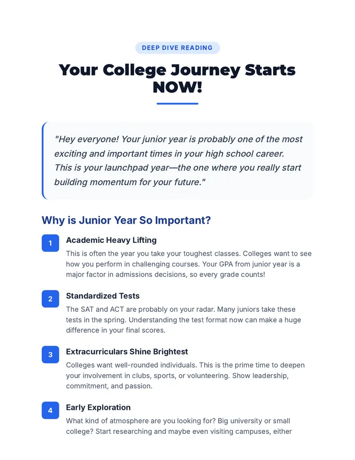 Intro to College Readiness Reading