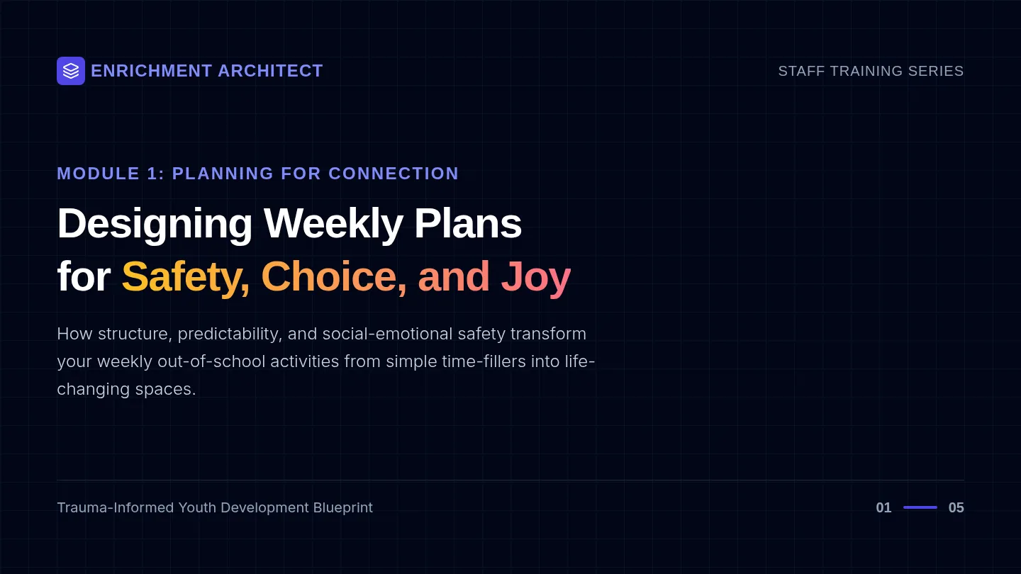 Enrichment Blueprint Slides