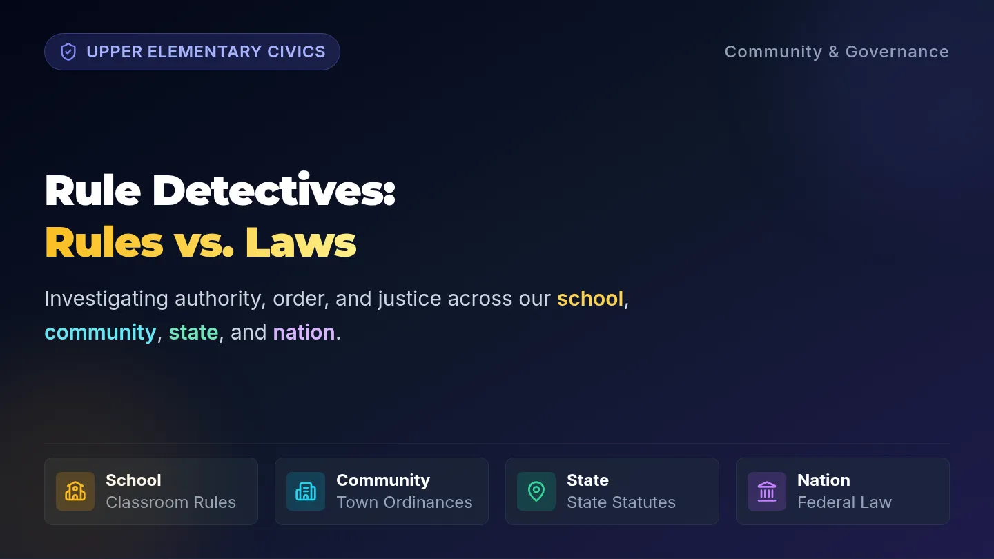 Rule Detectives Slides