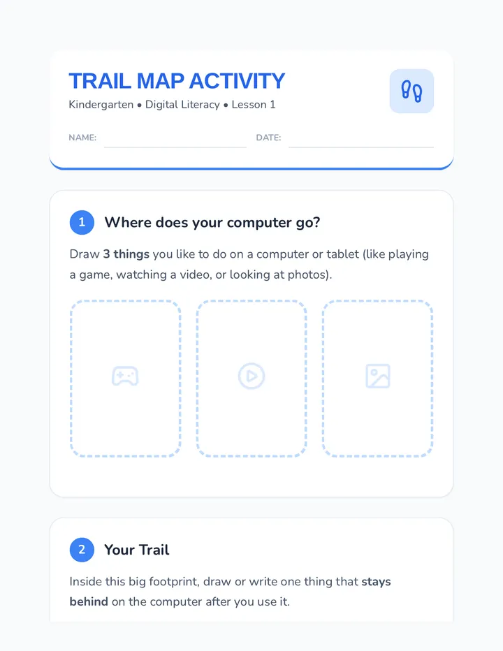 My Online Trail Activity