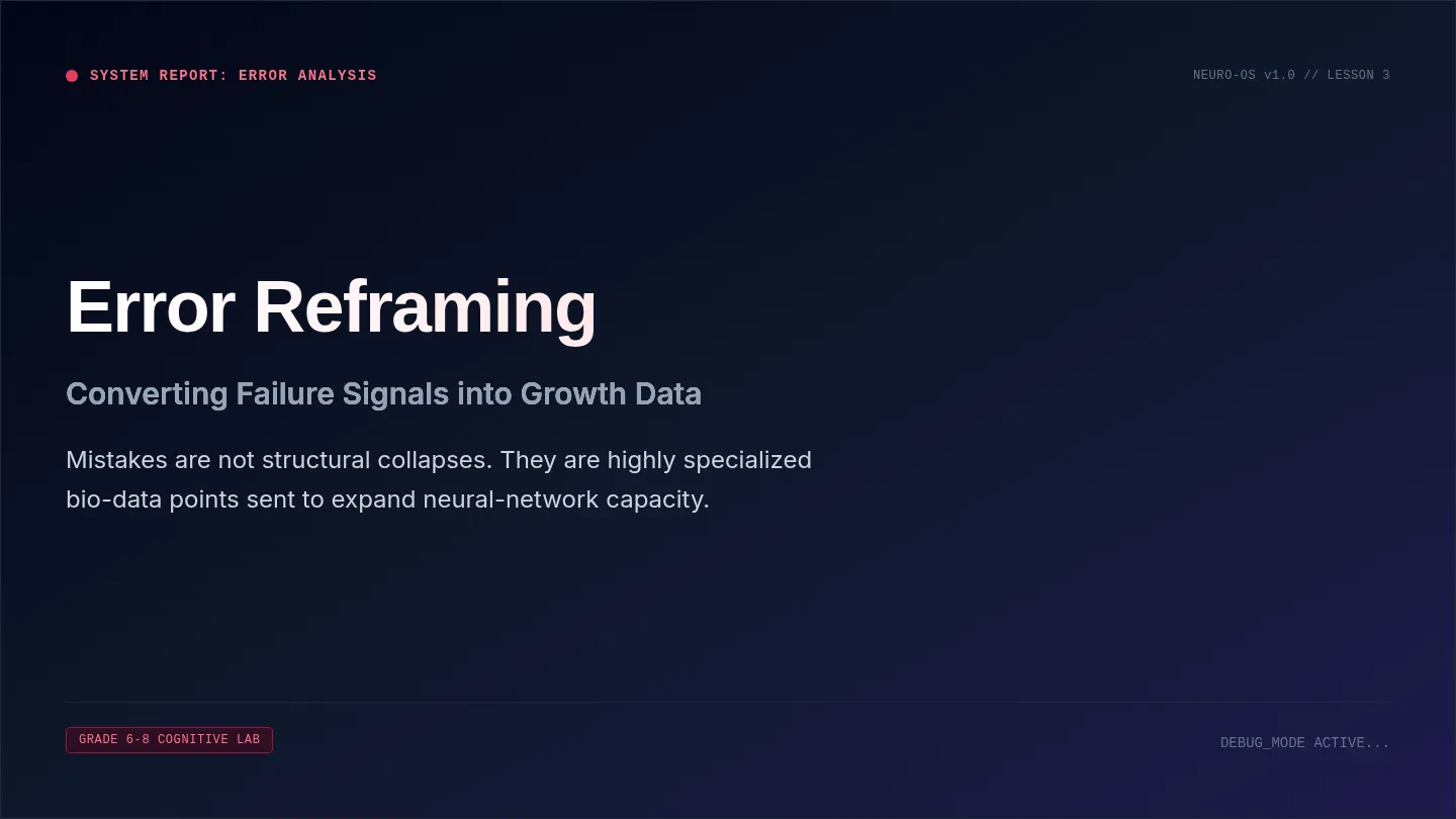 Error Reframing Slides