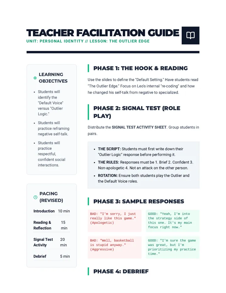 Outlier Edge Teacher Guide Updated