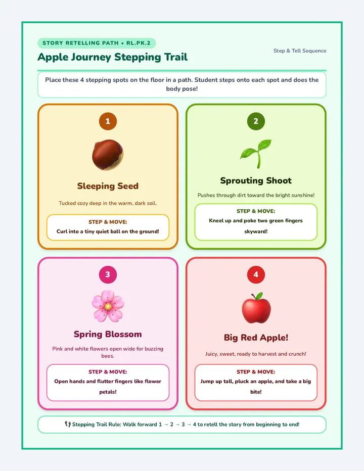 Apple Journey Stepping Trail