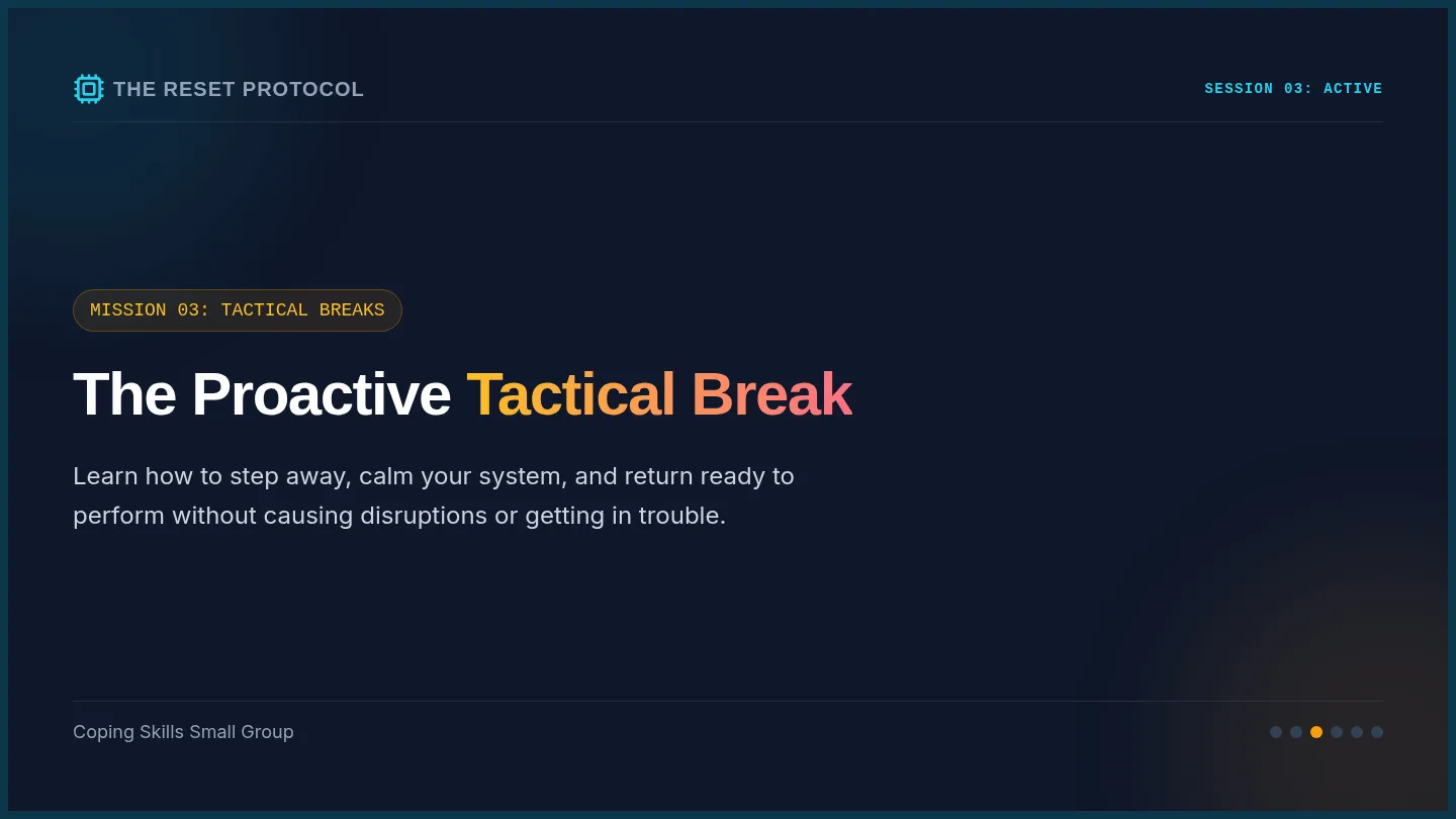 Tactical Breaks Slides