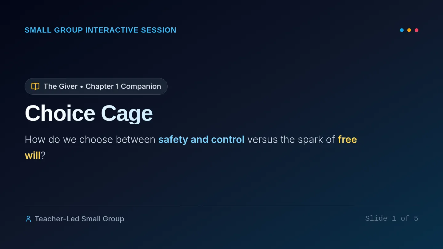 Choice Cage Slides